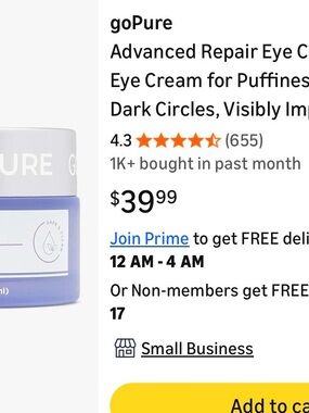 Advanced Repair Eye Cream GOPURE